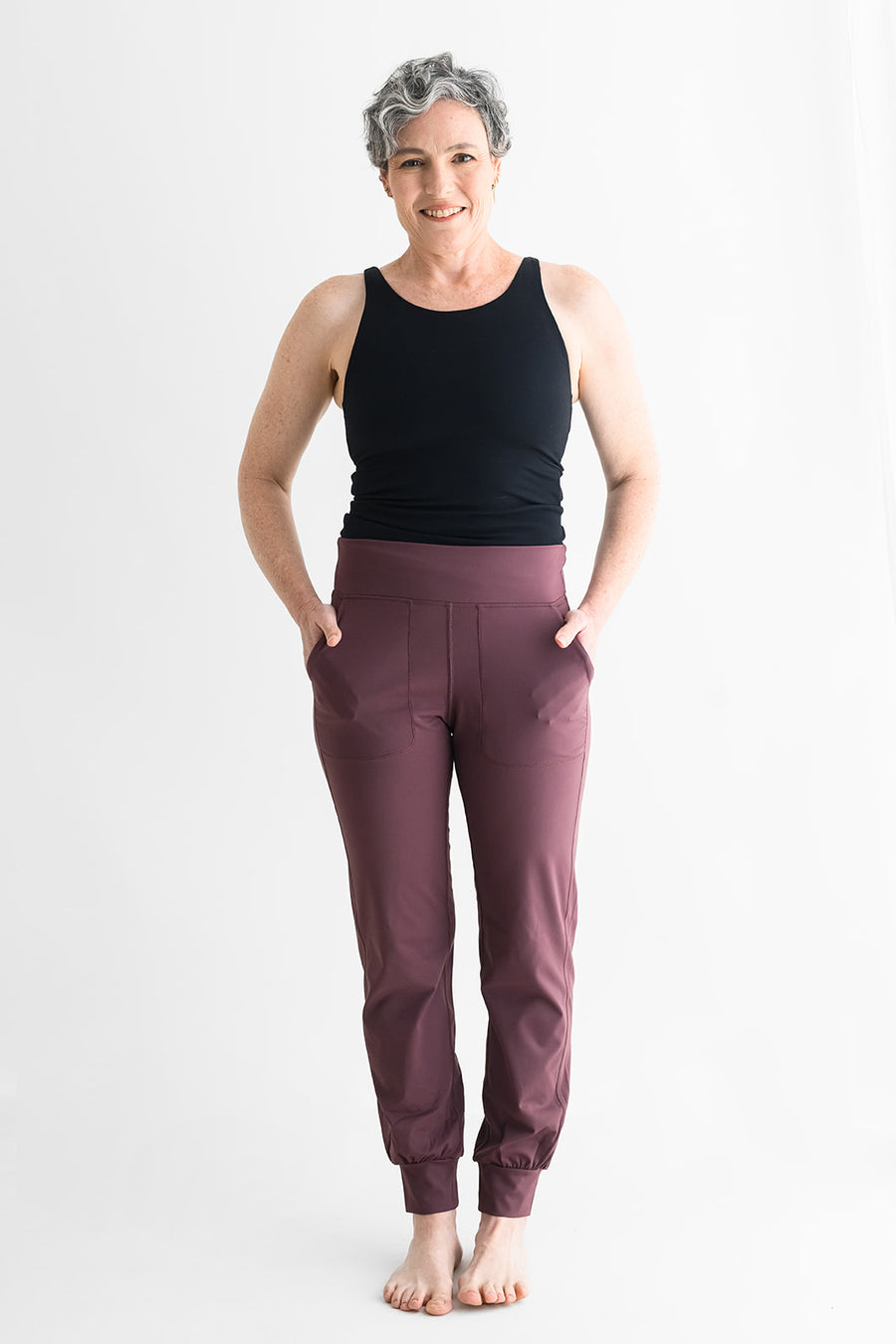 Milano Joggers - Dark Red